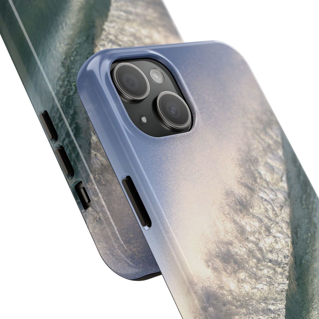 Blue Slope Tough Phone Case