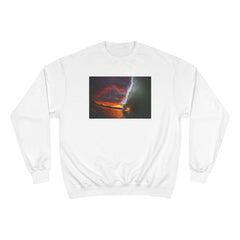 Burning Sky Barrel Champion Sweatshirt