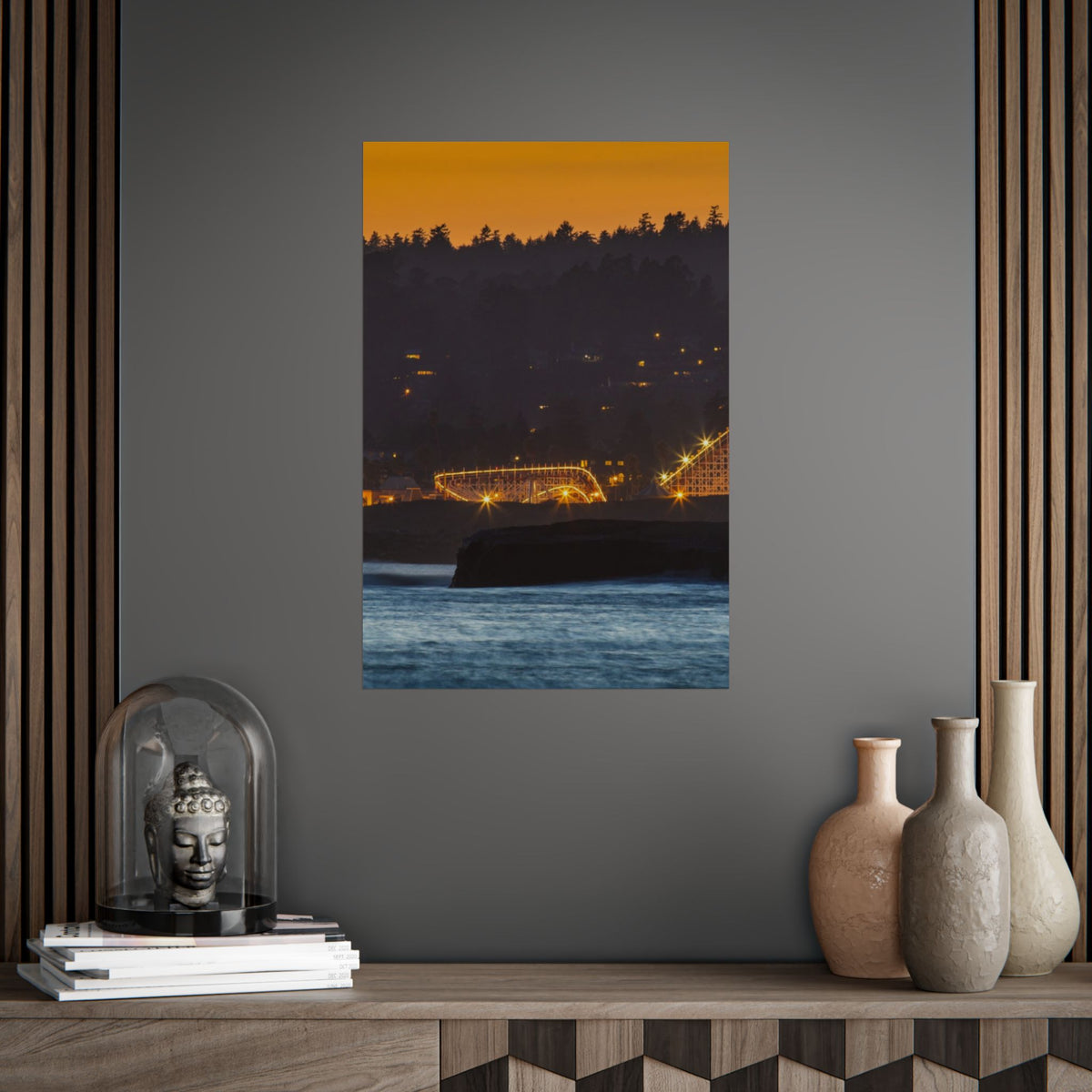 Boardwalk After Dark Poster