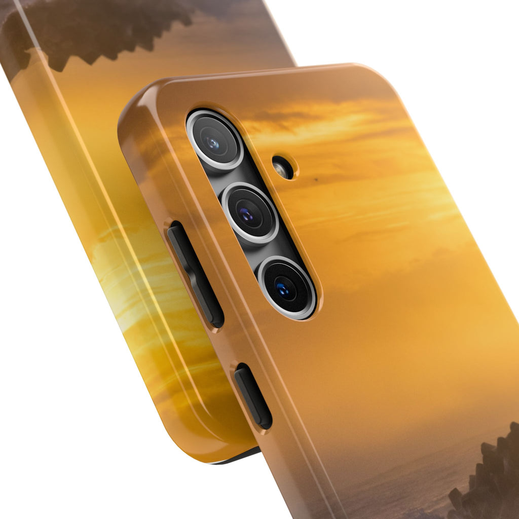Golden Lighthouse Tough Phone Case