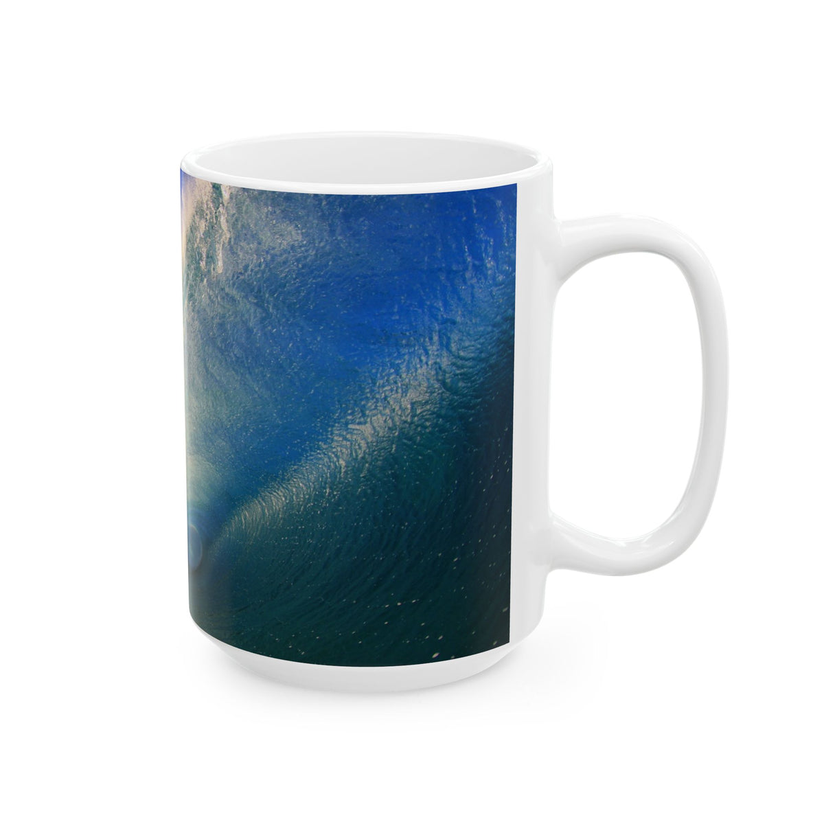 Sunburst Wave Ceramic Mug