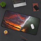 Burning Sky Barrel Desk Mat