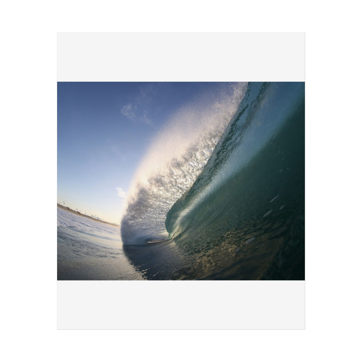 Blue Slope Poster