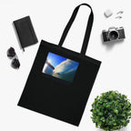Sunburst Wave Cotton Tote Bag