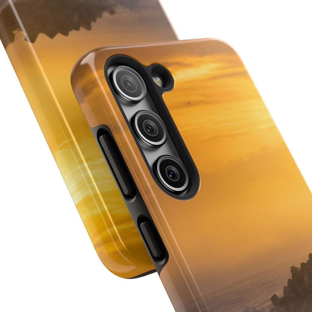Golden Lighthouse Tough Phone Case
