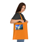 Sunburst Wave Cotton Tote Bag