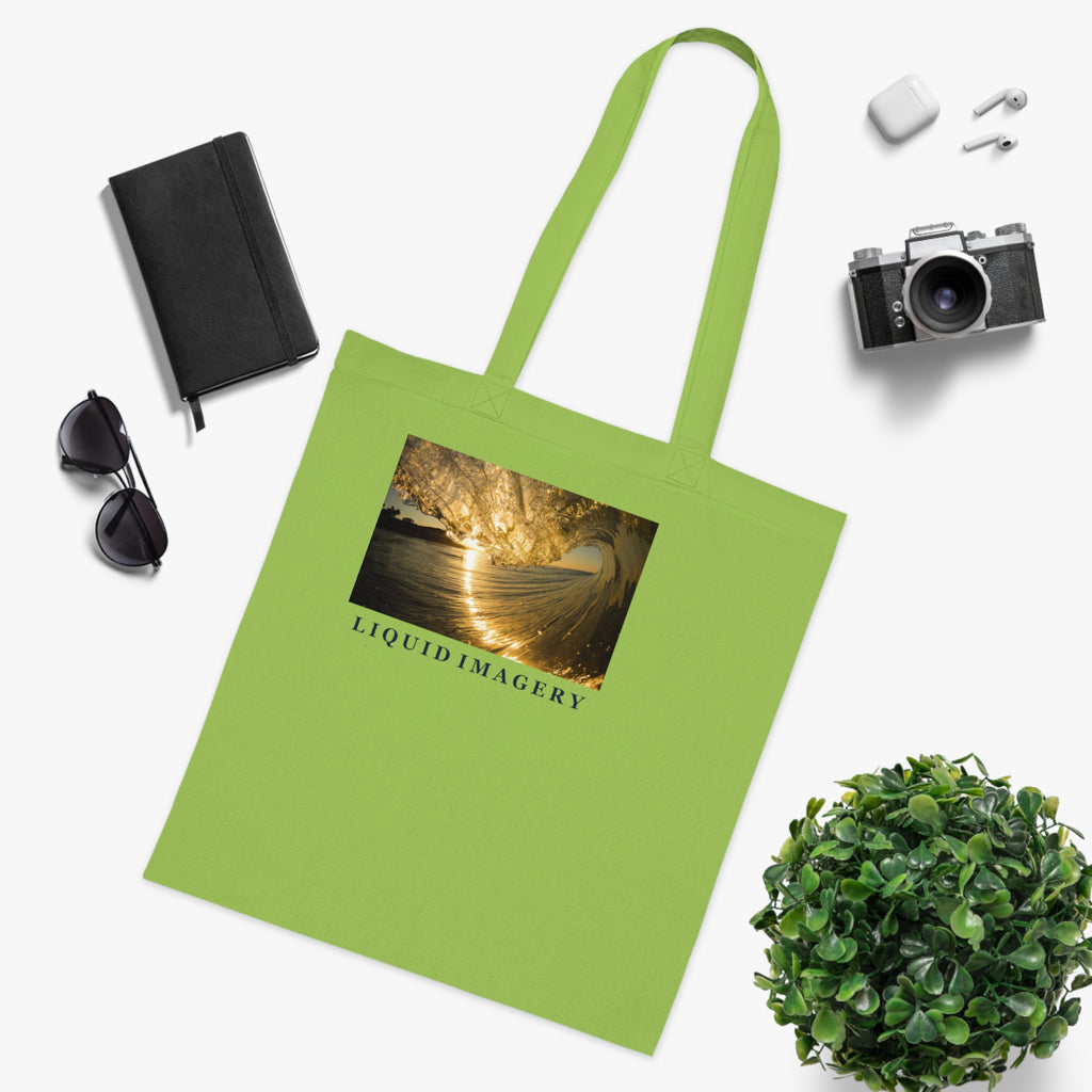 Liquid Gold Cotton Tote Bag