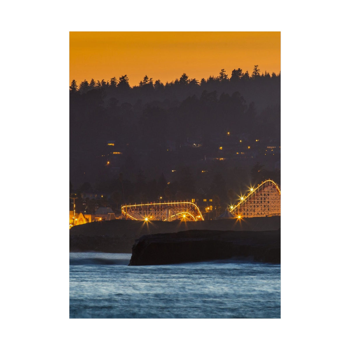 Boardwalk After Dark Poster