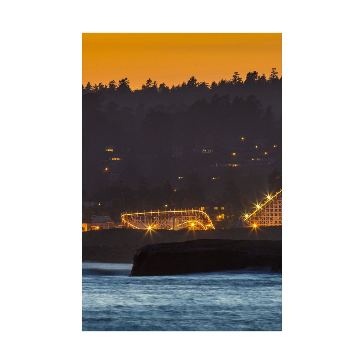 Boardwalk After Dark Poster