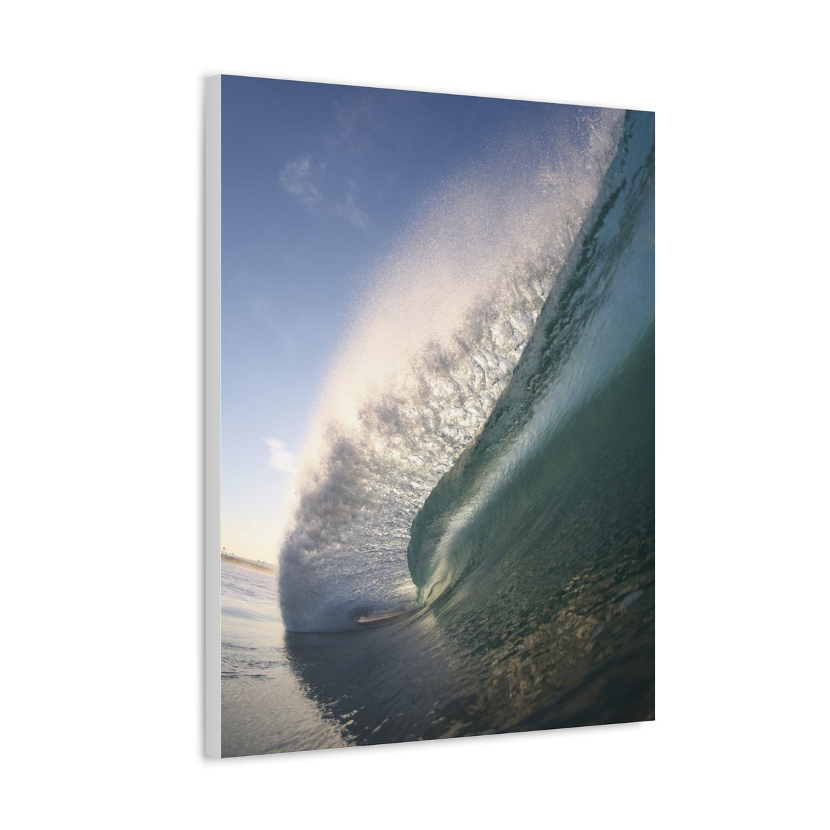 Blue Slope Stretched Canvas