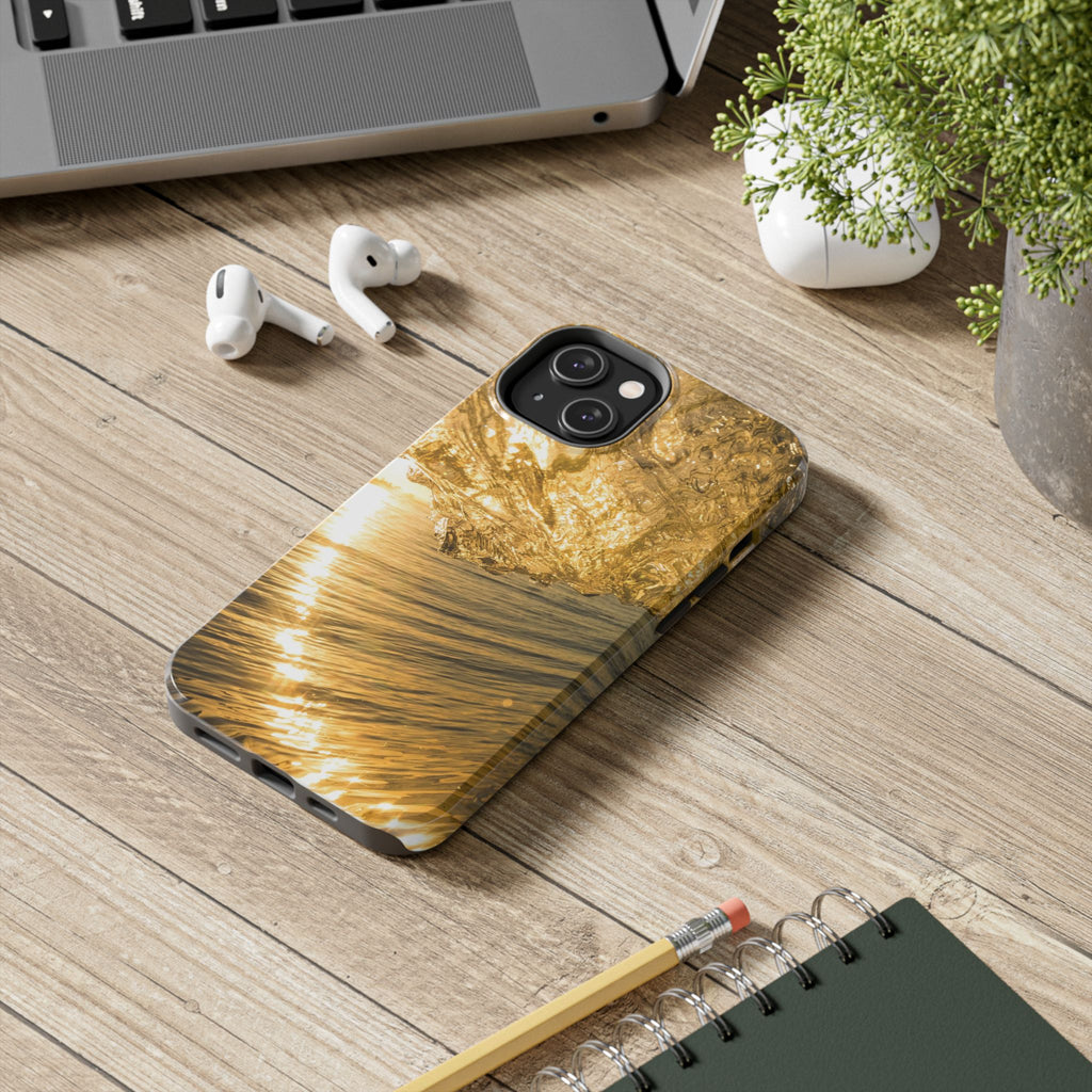 Liquid Gold Tough Phone Case