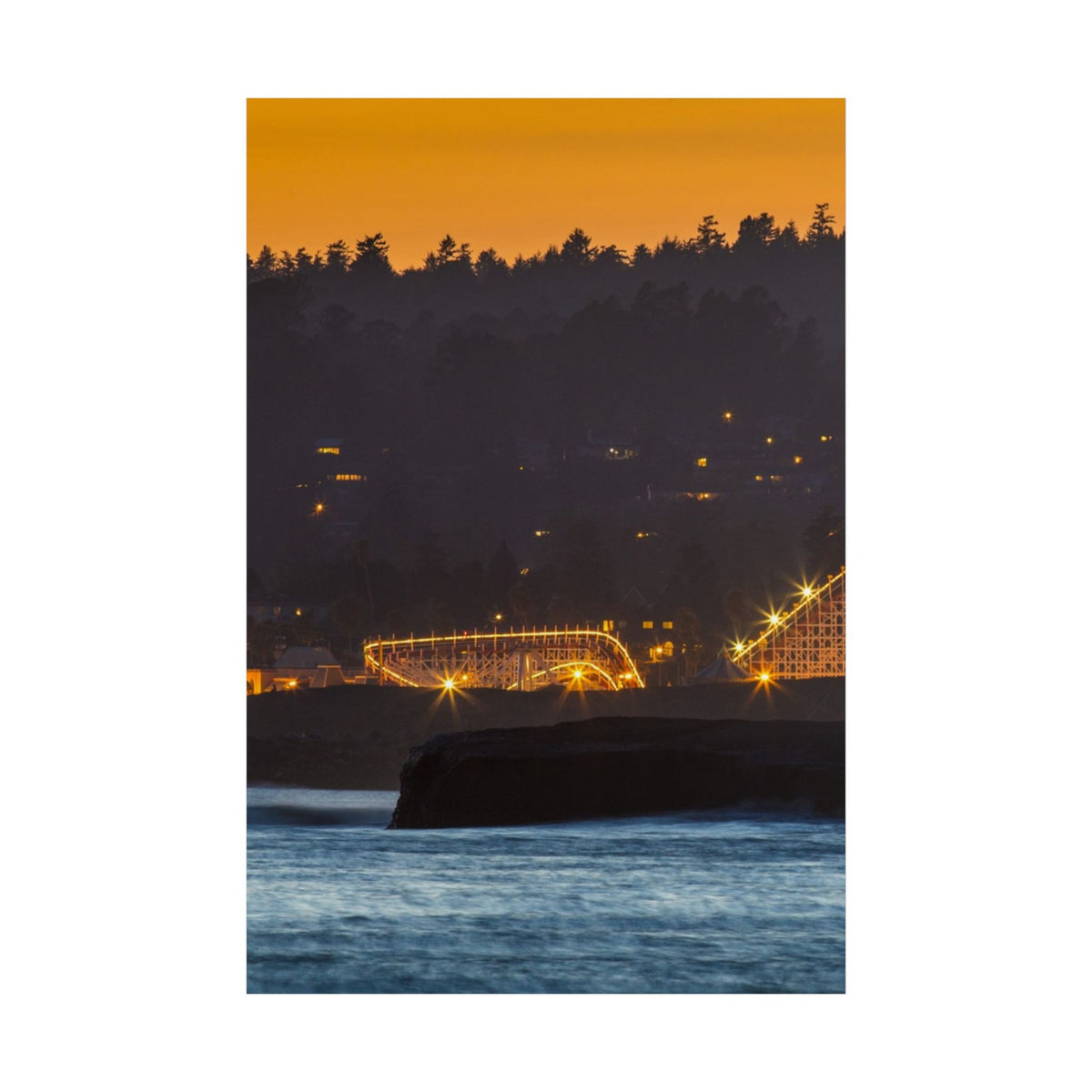 Boardwalk After Dark Poster