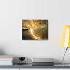 Liquid Gold Stretched Canvas