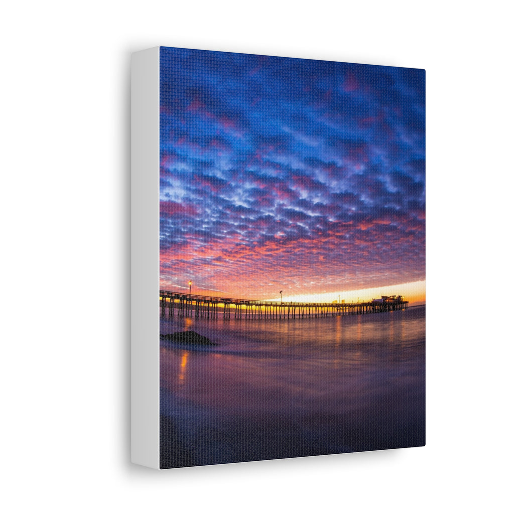 Pier Sky Stretched Canvas