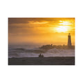 Golden Lighthouse Fine Art Postcards