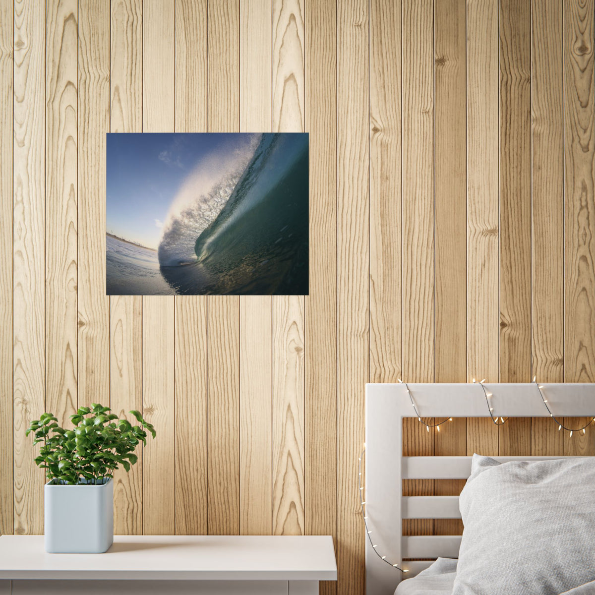 Blue Slope Poster
