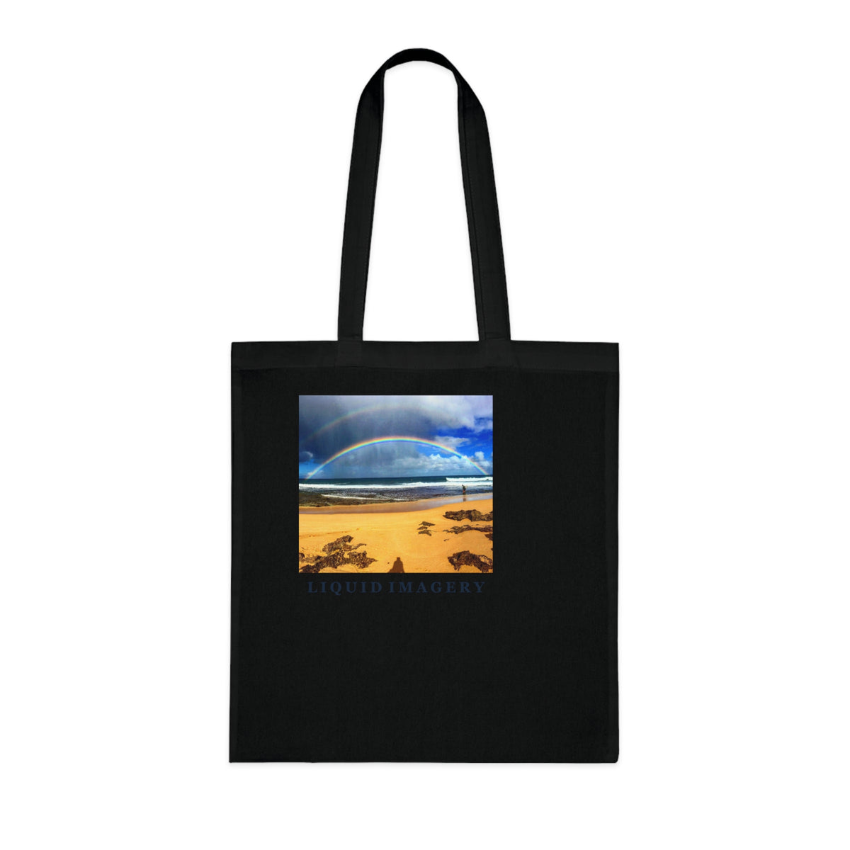 Rainbow Beach Cotton Tote Bag
