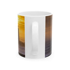 Golden Lighthouse Ceramic Mug