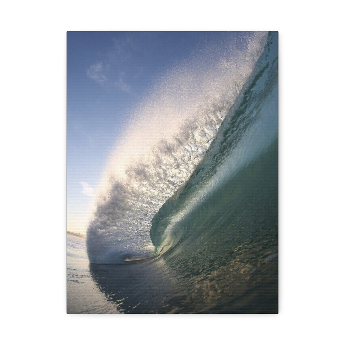 Blue Slope Stretched Canvas