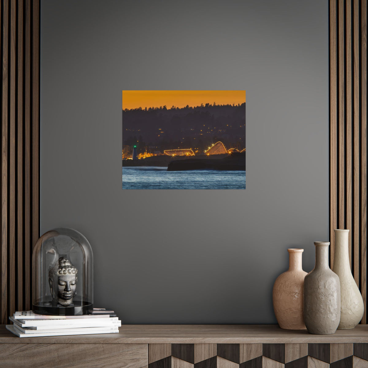 Boardwalk After Dark Poster