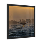 Whale Pair Framed Poster