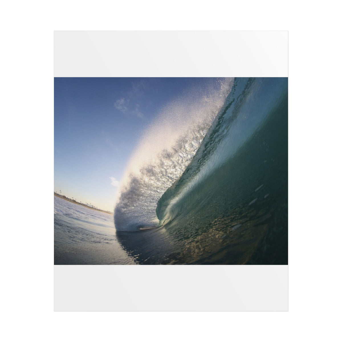 Blue Slope Poster