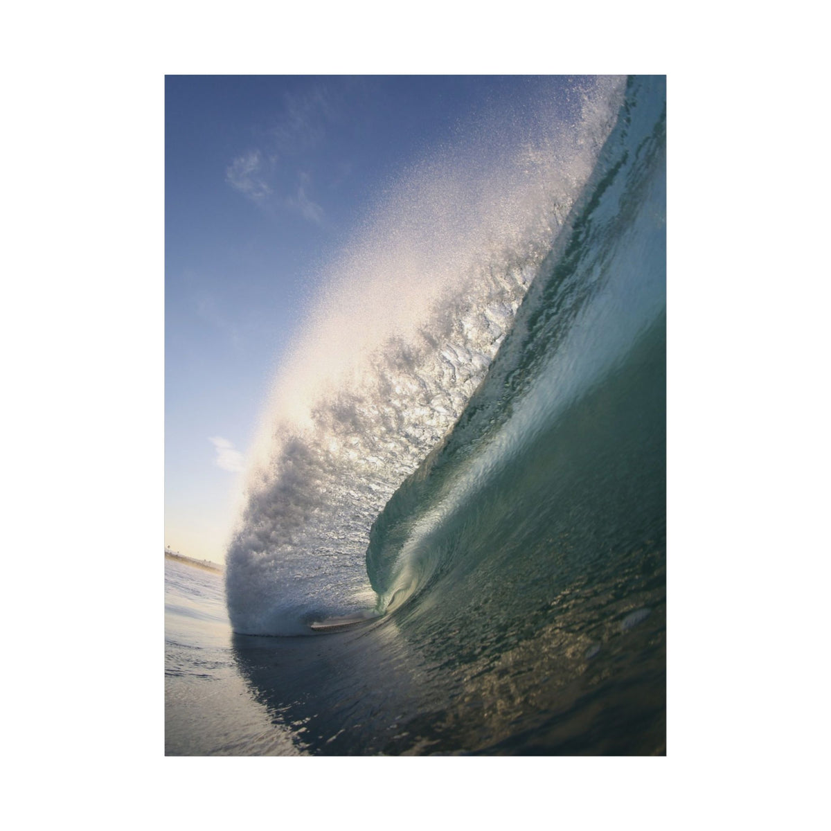 Blue Slope Poster