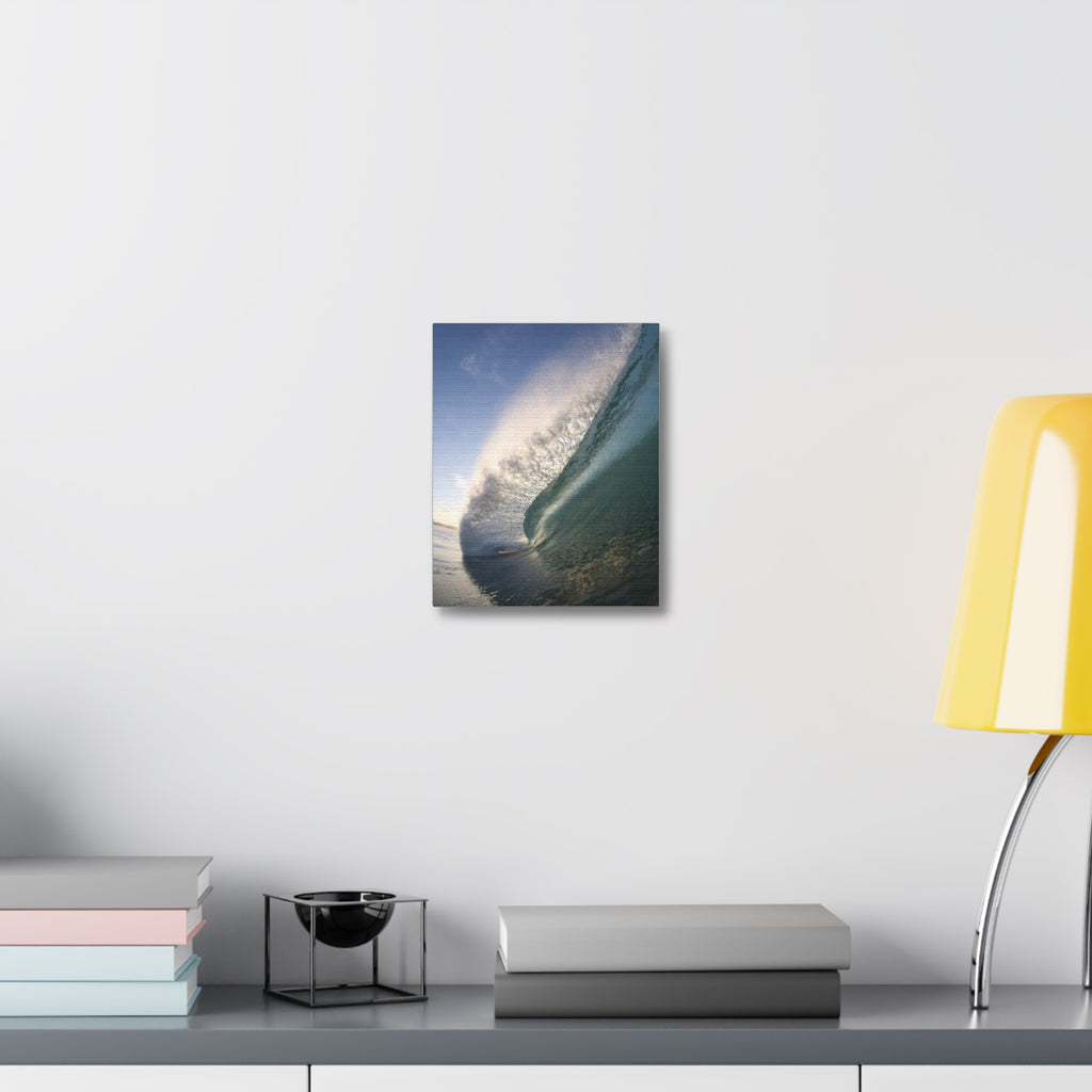 Blue Slope Stretched Canvas