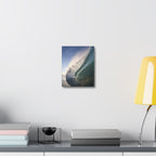 Blue Slope Stretched Canvas