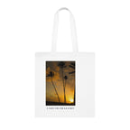 Palm Fire Cotton Tote Bag