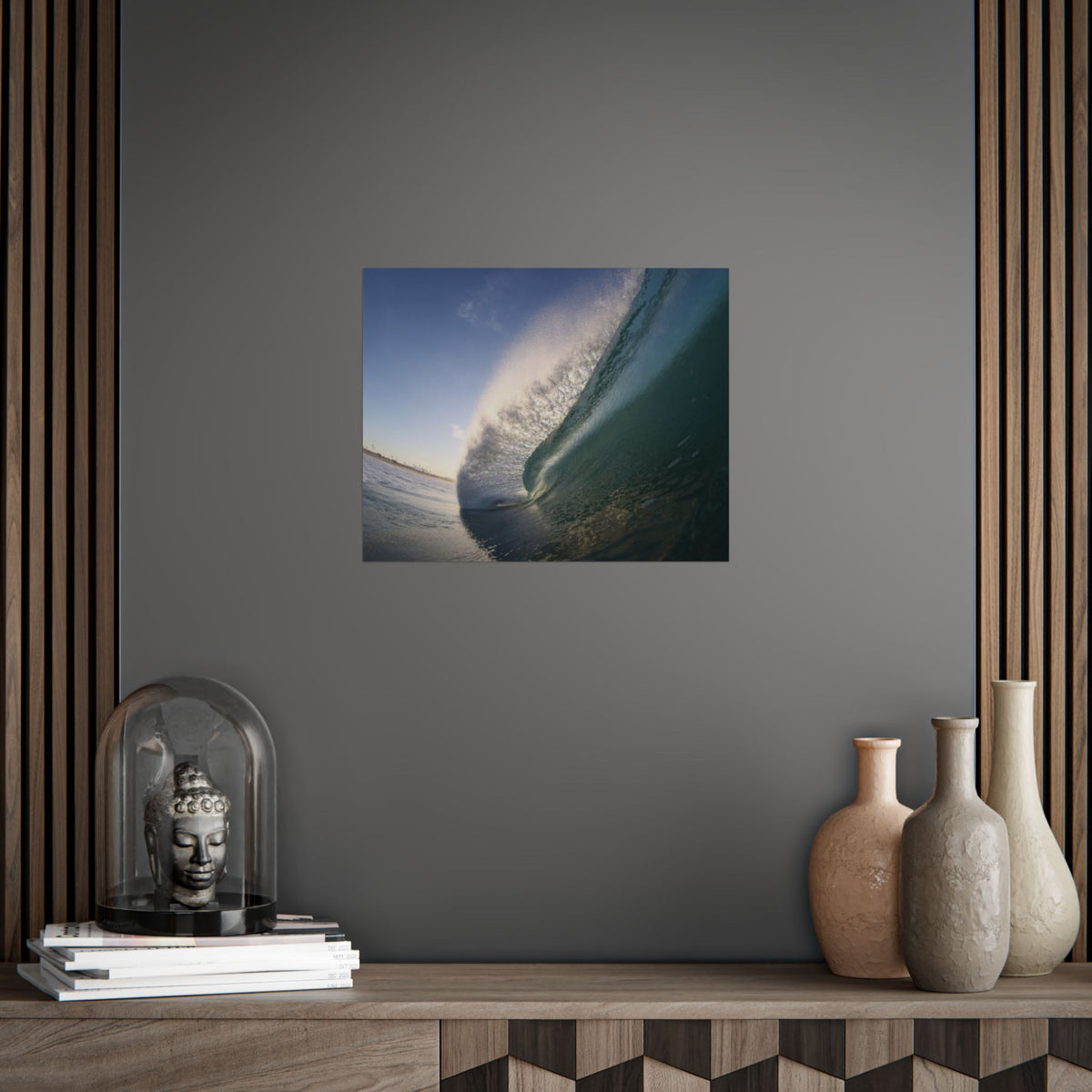 Blue Slope Poster