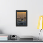 Whale Pair Framed Poster