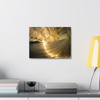 Liquid Gold Stretched Canvas