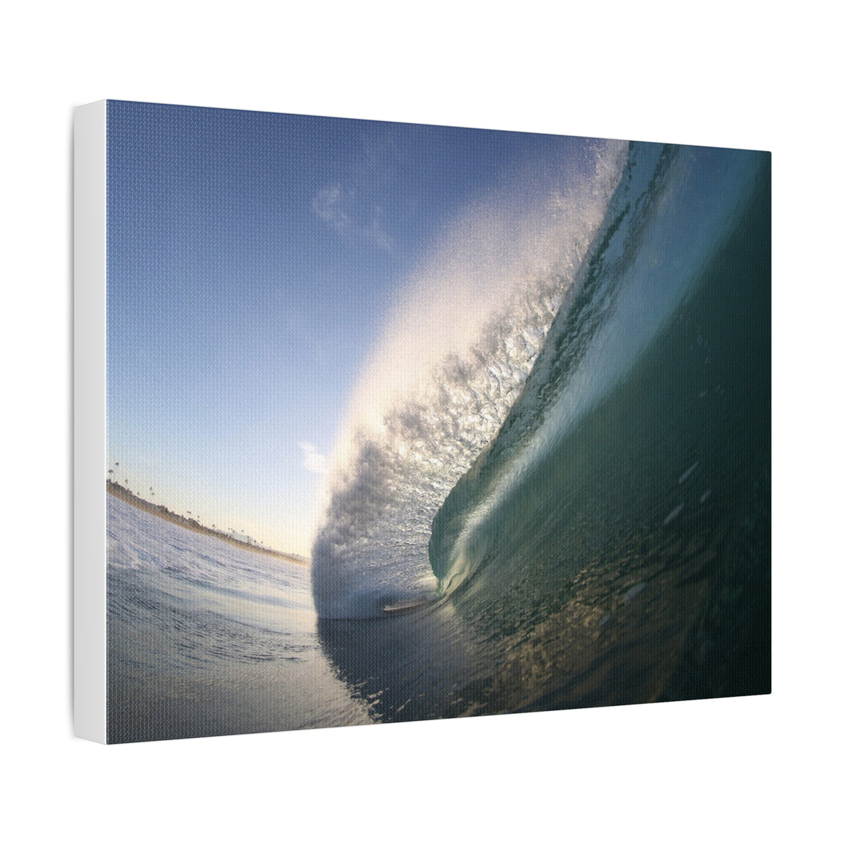 Blue Slope Stretched Canvas