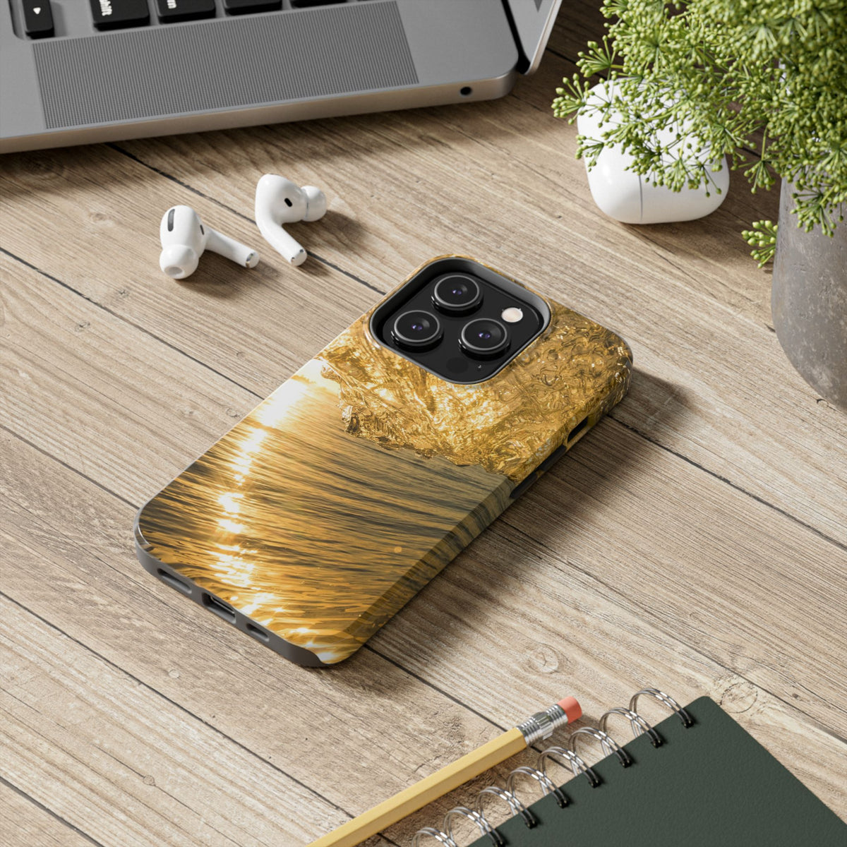 Liquid Gold Tough Phone Case