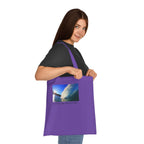 Sunburst Wave Cotton Tote Bag