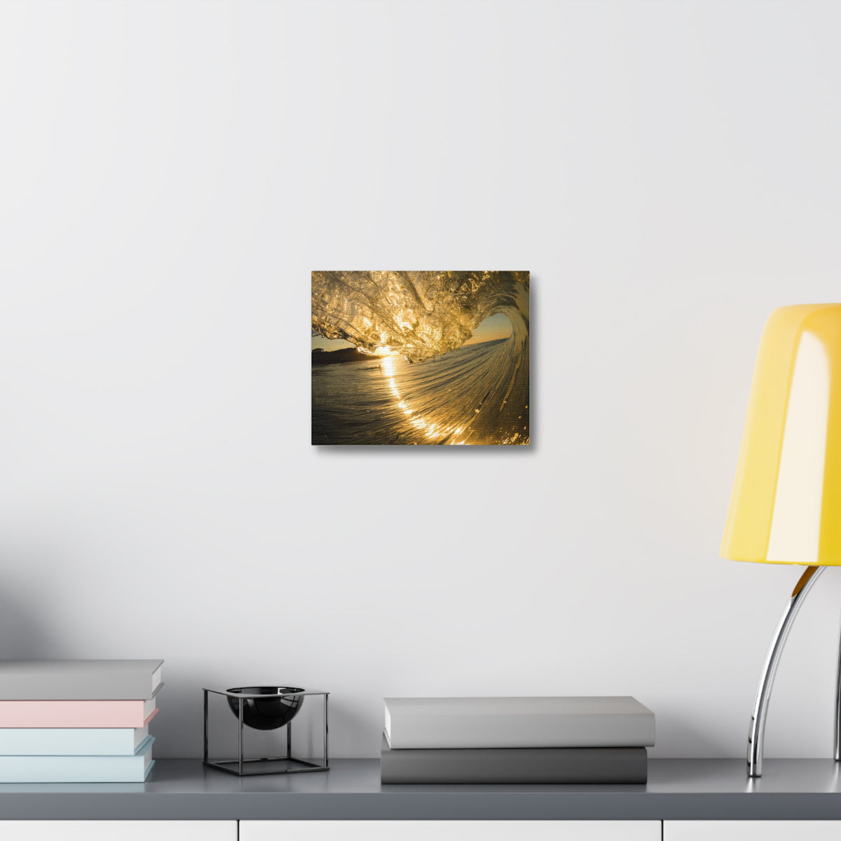 Liquid Gold Stretched Canvas