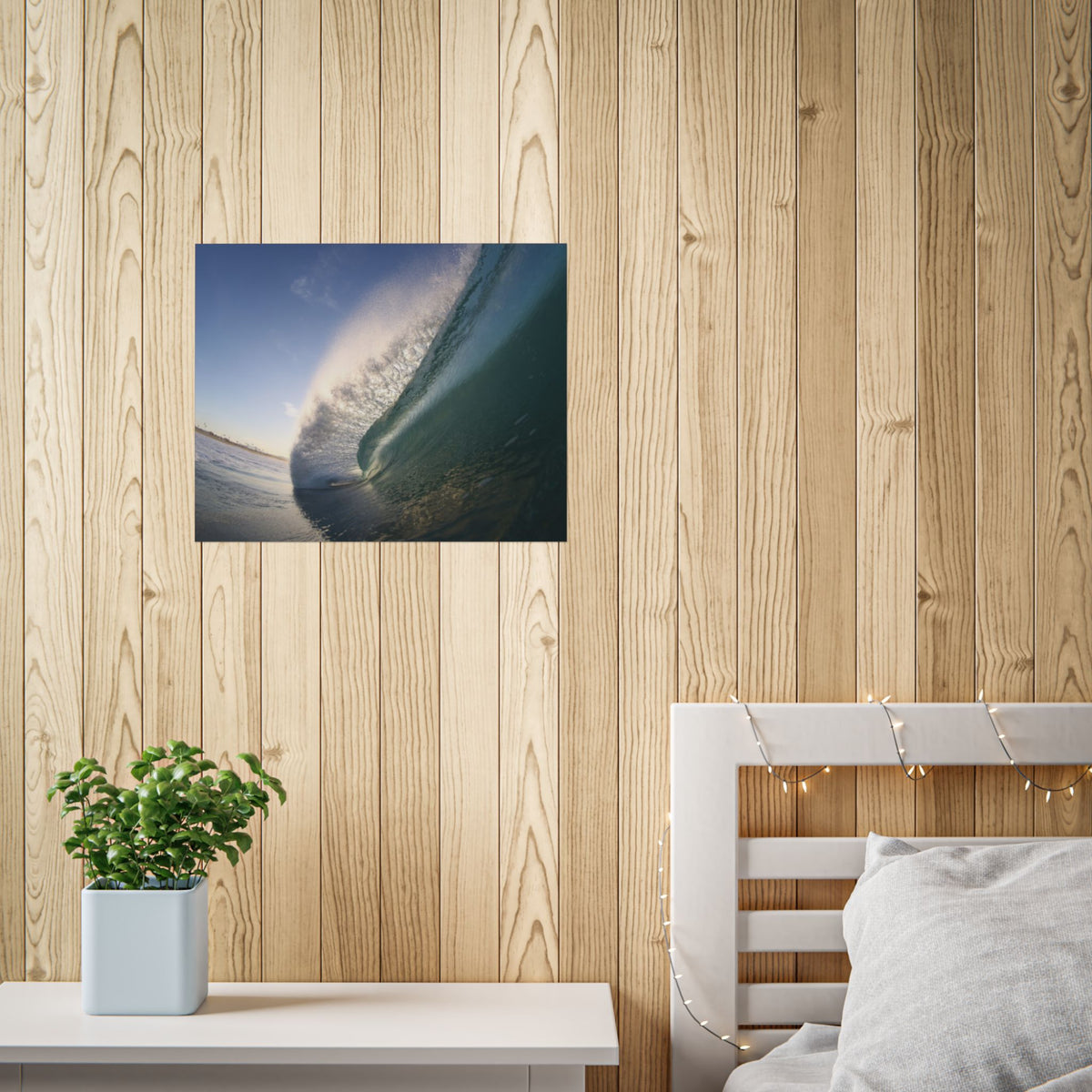 Blue Slope Poster