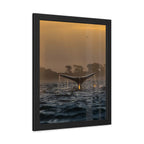 Whale Pair Framed Poster