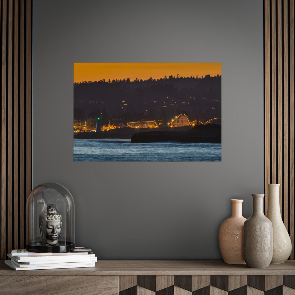 Boardwalk After Dark Poster