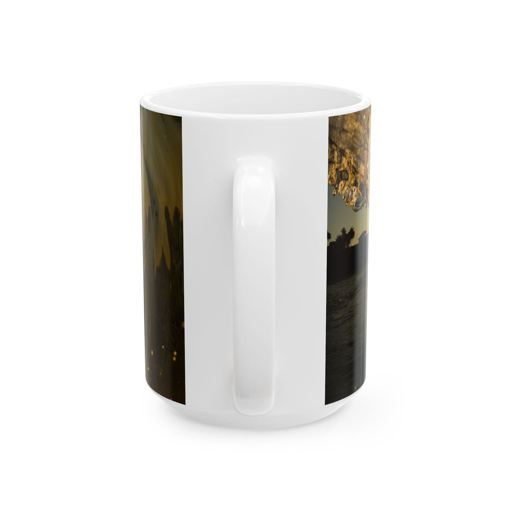 Liquid Gold Ceramic Mug