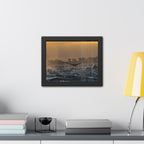 Whale Pair Framed Poster