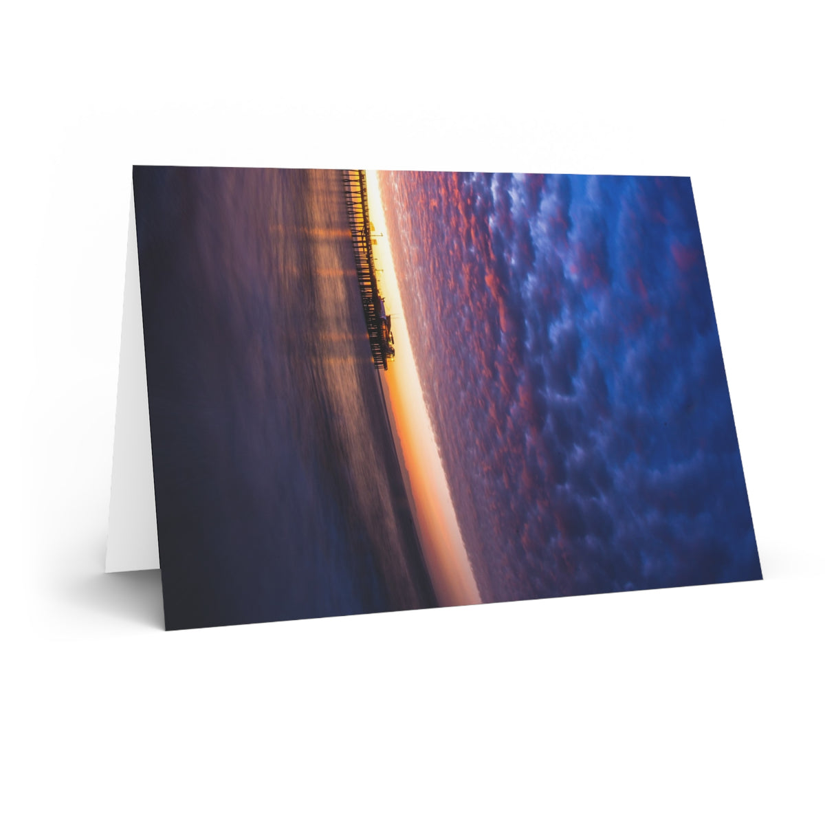 Pier Sky Greeting Card
