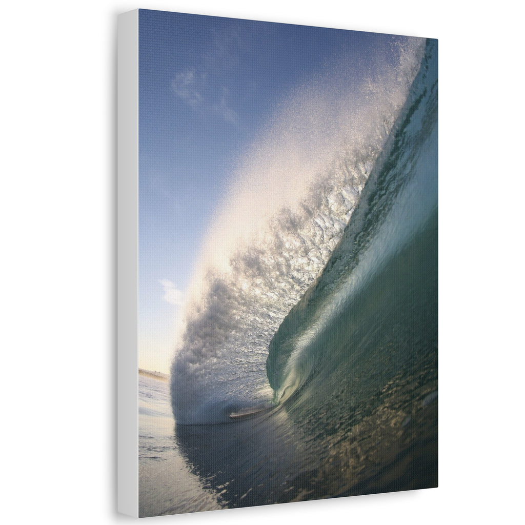 Blue Slope Stretched Canvas