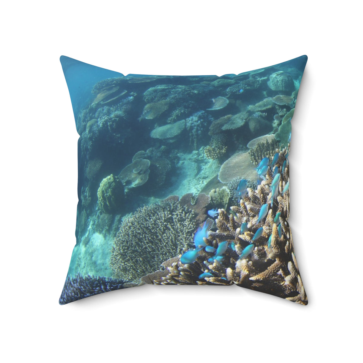 Living Reef Throw Pillow