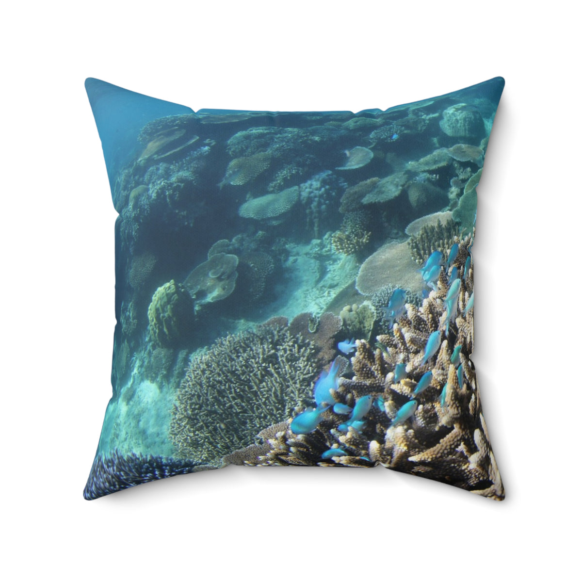 Living Reef Throw Pillow