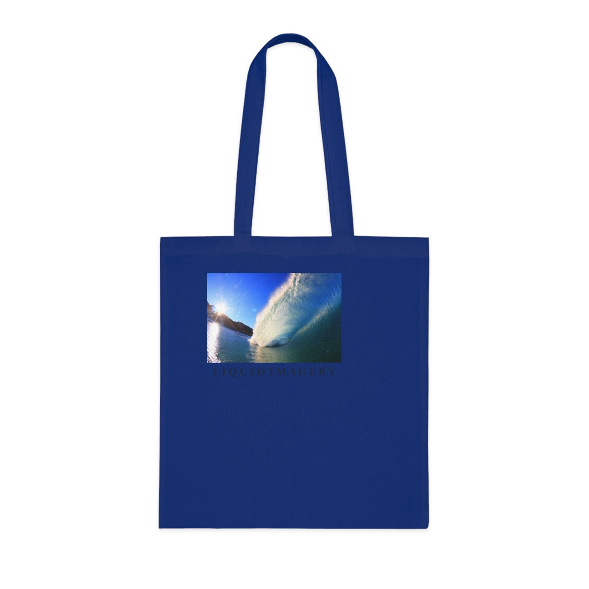 Sunburst Wave Cotton Tote Bag