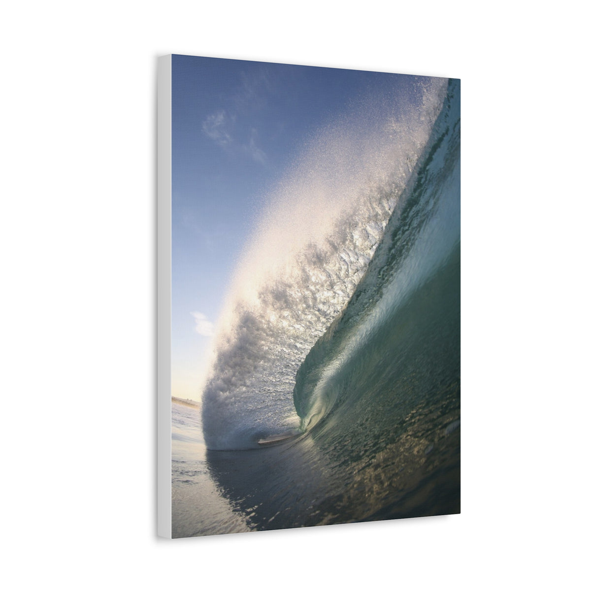 Blue Slope Stretched Canvas