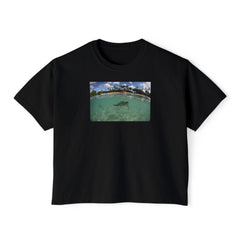 Turtle Line Women's Comfort Colors Boxy Tee