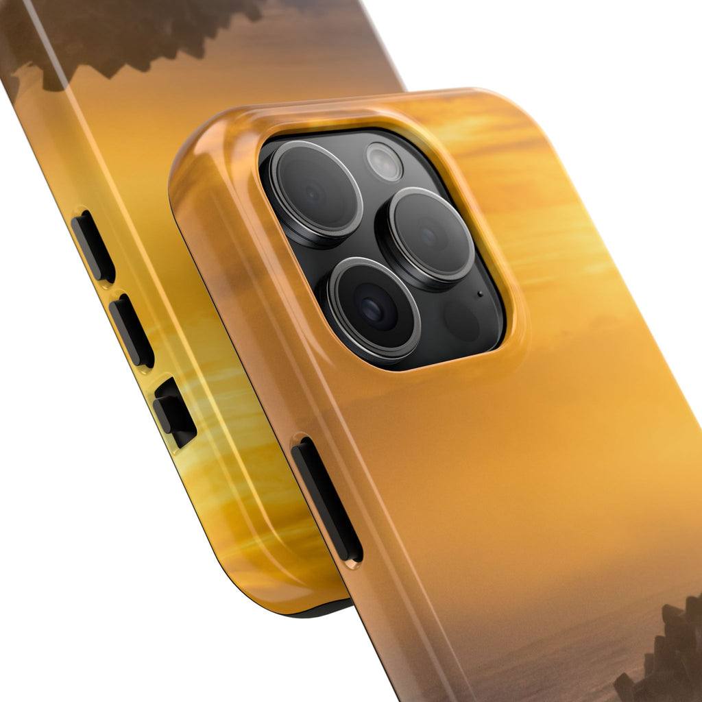 Golden Lighthouse Tough Phone Case